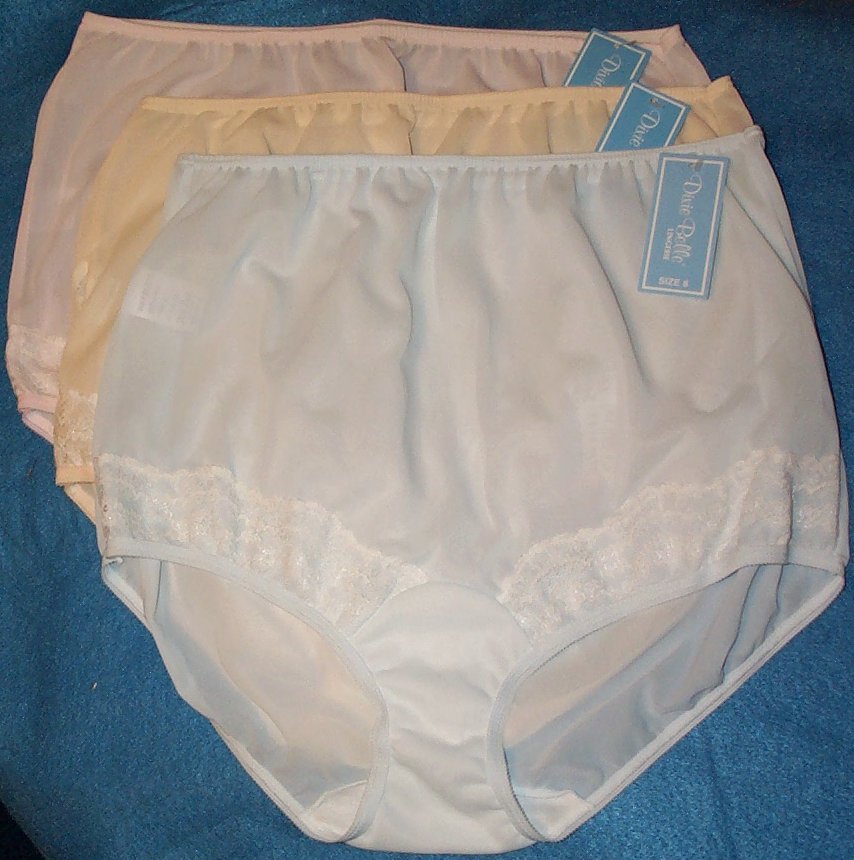 NYLON PANTIES BY CAROLE, UNDERWEAR FOR MEN, WHITE IN ALL SIZES, STYLE #888